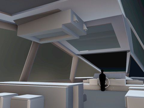 Celestialis Luxury Yacht Futuriste 3D Model