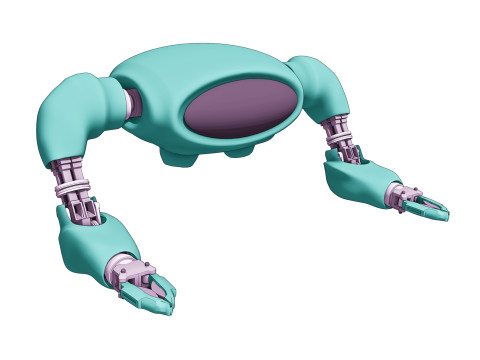 Robot-jardinier volant autonome 3D 모델