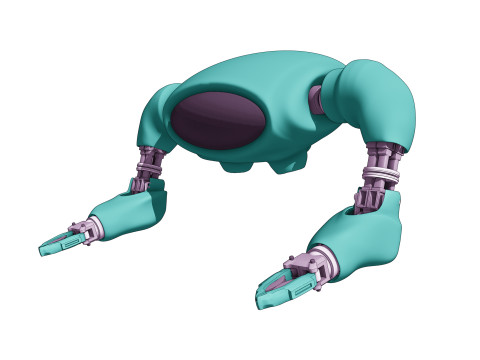 Robot-jardinier volant autonome 3D Model