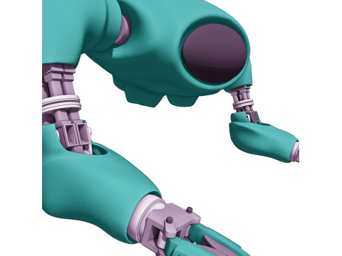 Robot-jardinier volant autonome 3D Model
