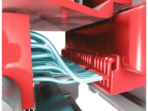 Cyber Tank Citerne Ciment Construction Futuriste 3D Model
