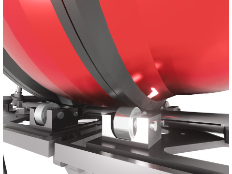 Cyber Tank Citerne Ciment Construction Futuriste 3D Model