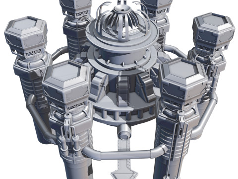 Abyssal Cyberstation 3D 모델