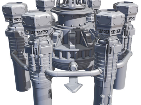 Abyssal Cyberstation 3D 모델