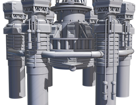 Abyssal Cyberstation 3D 모델