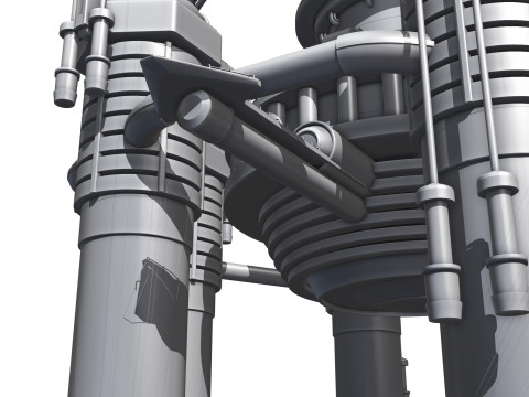 Abyssal Cyberstation 3D 모델