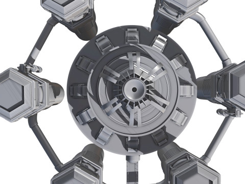 Abyssal Cyberstation 3D 모델