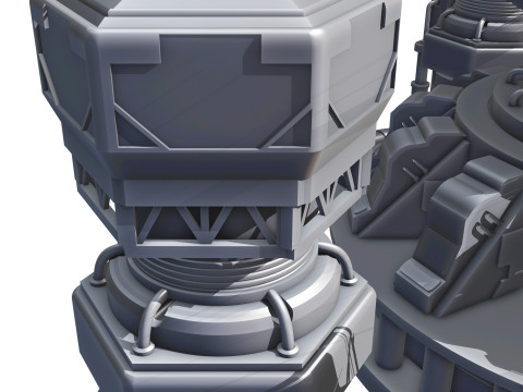 Abyssal Cyberstation 3D 모델