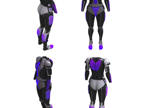 Pack de Combinaisons EPI Cyber Model Modelo 3D