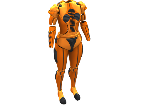 Pack de Combinaisons EPI Cyber Model Modelo 3D