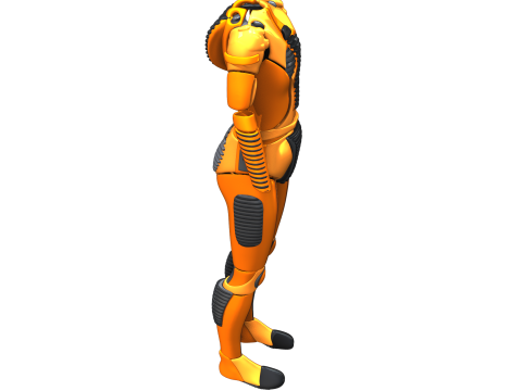 Pack de Combinaisons EPI Cyber Model Modelo 3D