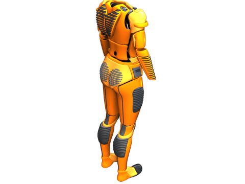 Pack de Combinaisons EPI Cyber Model Modelo 3D