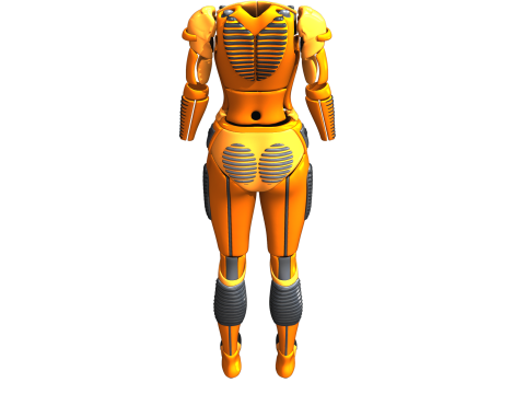 Pack de Combinaisons EPI Cyber Model Modelo 3D