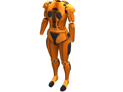 Pack de Combinaisons EPI Cyber Model Modelo 3D