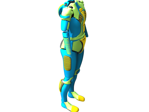 Pack de Combinaisons EPI Cyber Model Modelo 3D