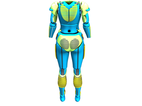 Pack de Combinaisons EPI Cyber Model Modelo 3D