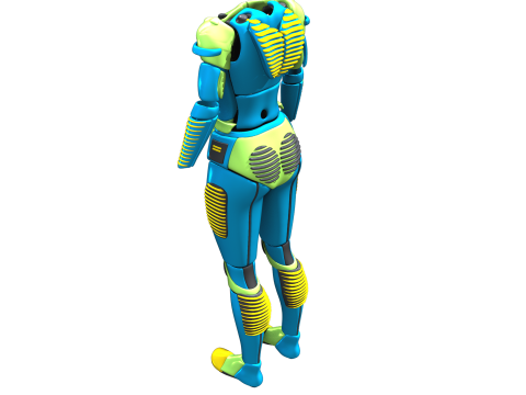 Pack de Combinaisons EPI Cyber Model Modelo 3D