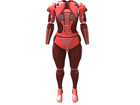 Pack de Combinaisons EPI Cyber Model Modelo 3D