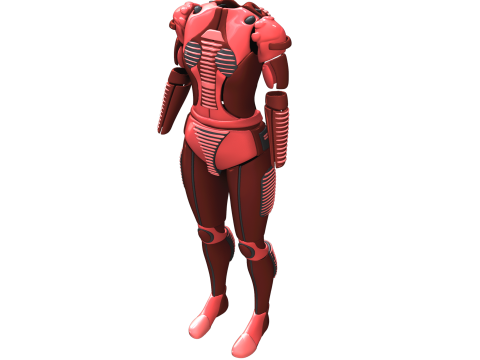 Pack de Combinaisons EPI Cyber Model Modelo 3D
