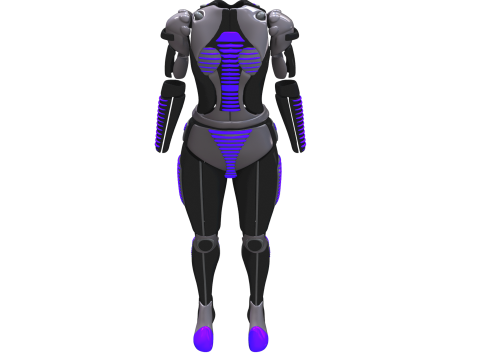 Pack de Combinaisons EPI Cyber Model Modelo 3D