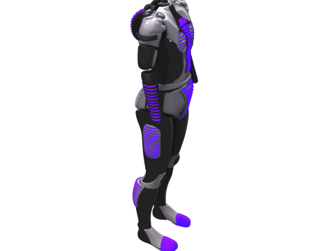 Pack de Combinaisons EPI Cyber Model Modelo 3D