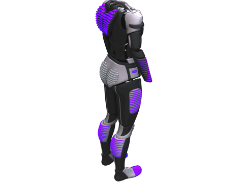 Pack de Combinaisons EPI Cyber Model Modelo 3D