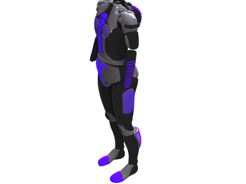 Pack de Combinaisons EPI Cyber Model Modelo 3D
