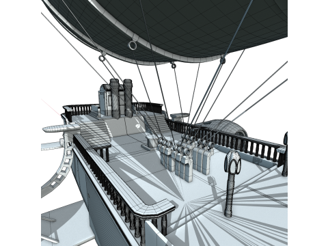 Lenkbares Steampunk 3D Modell