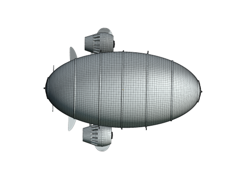 Lenkbares Steampunk 3D Modell