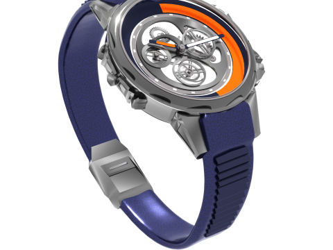 Montre futuriste Nebula Chronos Modèle 3D