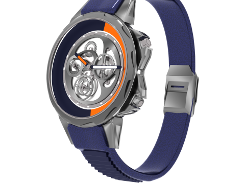 Reloj futurista Nebula Chronos Modelo 3D