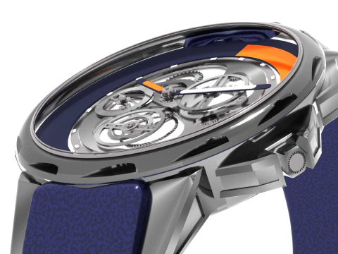 Montre futuriste Nebula Chronos 3D Model