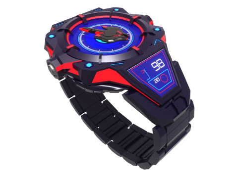 Cyberwatch El futuro au poignet Modelo 3D
