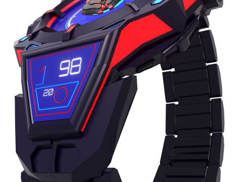 Cyberwatch Le masa depan au poignet Model 3D