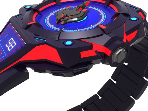 Cyberwatch Le masa depan au poignet Model 3D