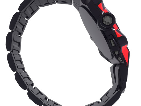 Cyberwatch Le masa depan au poignet Model 3D