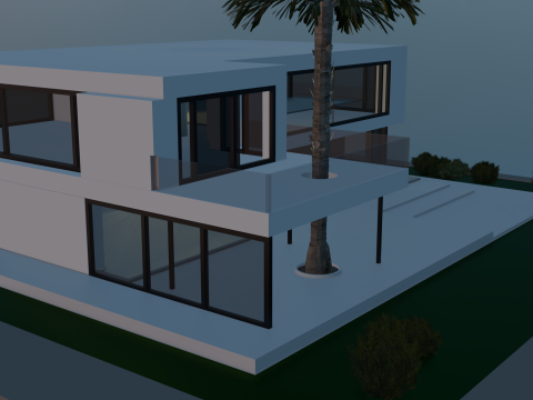 Villa de Luxe Moderne 3D Model