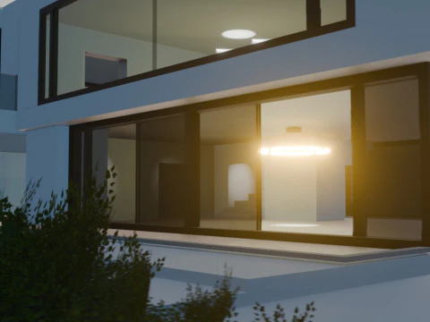 Villa de Luxe Moderne 3D Model