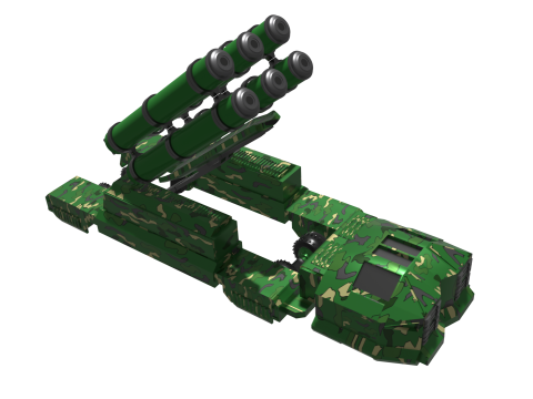 TITAN-LANCEURS Cyber ​​Lanceur Mobile dПерехоплення 3D Модель