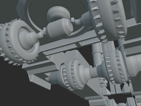 TITAN-LANCEURS Cyber ​​Lanceur Mobile dПерехоплення 3D Модель