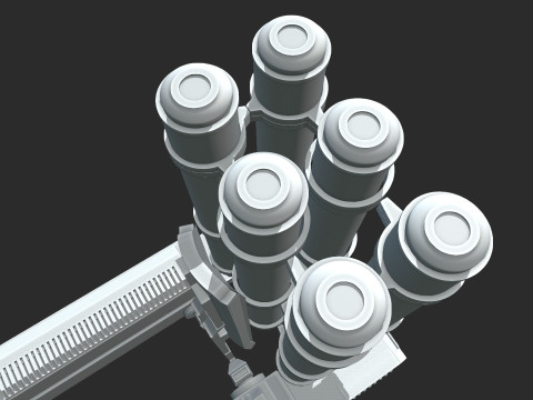 TITAN-LANCEURS Cyber ​​Lanceur Mobile dПерехоплення 3D Модель