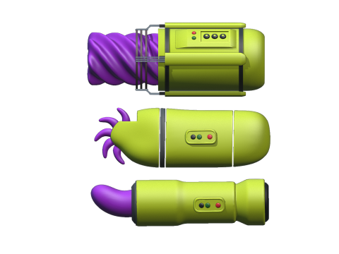 पैक गैजेट Vibro360 3 मॉडल यूनिक्स 3D मॉडल