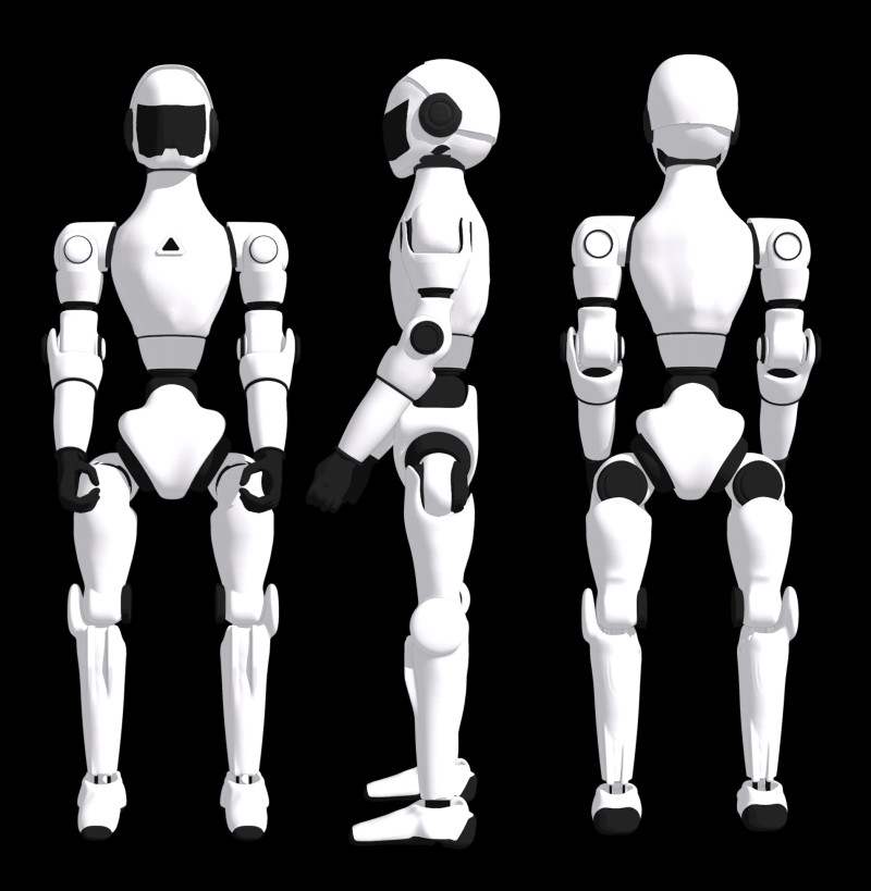 Roboter-Humanode H3 3D Modell .c4d .max .obj .3ds .fbx .stl .blend
