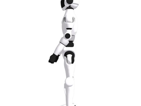 Roboter-Humanode H3 3D Modell