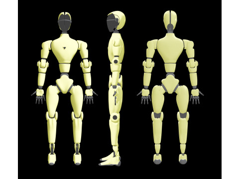 H4 Srie Unitree R2 3D Модель