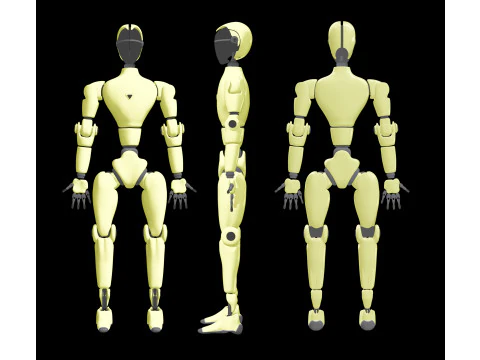 H4 스리 유니트리 R2 3D 모델