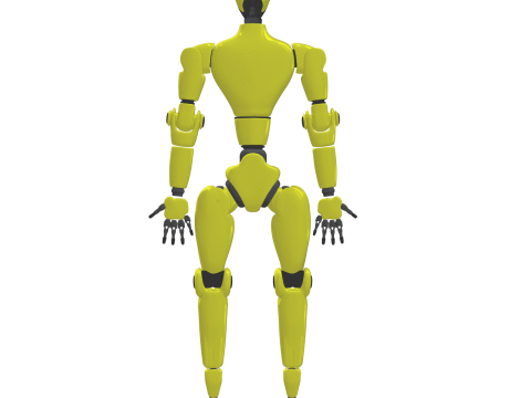 H4 Srie Unitree R2 3D Model