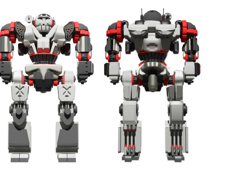 MECH ATLAS Le Colosse Cyber-Core du Tur 3D Модель