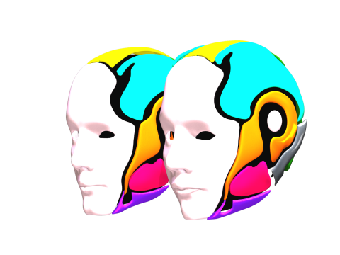 Pack Tete de robots serie H5 Modelo 3D