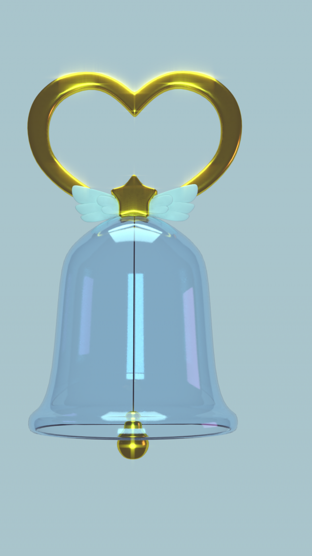 cristal carillon sailor moon cristal chibiusa bell 3D मॉडल .c4d .max .obj .3ds .fbx .stl .blend 